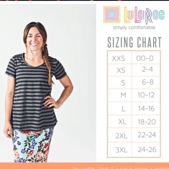 LuLaRoe Classic Tee Size XL EUC - Picture 3 of 6